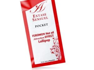 EXTASE SENSUAL - ACEITE MASAJE EFECTO CALOR FEROMONAS PIRULETA 10 ML - Imagen 1