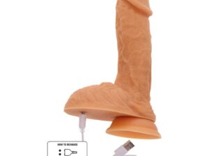 GET REAL - DILDO VIBRADOR SILICONA NATURAL - Imagen 3