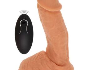 GET REAL - DILDO VIBRADOR SILICONA NATURAL - Imagen 1