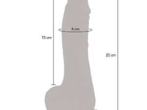 GET REAL - DILDO VIBRADOR ROTADOR UPDOWN NATURAL - Imagen 5