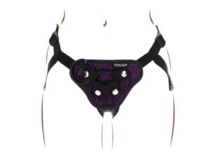 GET REAL - STRAP-ON LACE HARNÉS MORADO - Imagen 4
