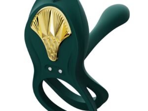 ZALO - BAYEK ANILLO VIBRADOR CONTROL REMOTO PAREJAS VERDE - Imagen 2