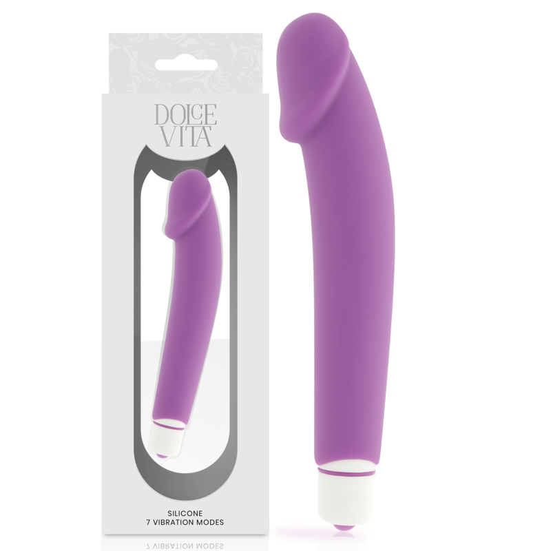 DOLCE VITA - REALISTIC VIBRADOR SILICONA LILA - Imagen 2