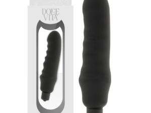 DOLCE VITA - GENIUS VIBRADOR SILICONA NEGRO - Imagen 1