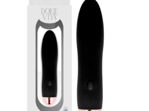 DOLCE VITA - VIBRADOR RECARGABLE FOUR NEGRO 7 VELOCIDADES - Imagen 1