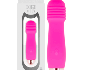 DOLCE VITA - VIBRADOR RECARGABLE THREE ROSA 7 VELOCIDADES