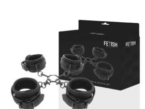 FETISH SUBMISSIVE - SET ESPOSAS MANOS Y TOBILLOS CON FORRO DE NOPRENO - Imagen 1