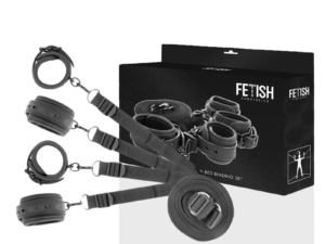 FETISH SUBMISSIVE - SET DE ESPOSAS Y ATADURAS CON FORRO DE NOPRENO - Imagen 1