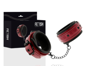 FETISH SUBMISSIVE DARK ROOM - ESPOSAS CUERO VEGANO CON FORRO DE NEOPRENO - Imagen 1