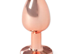 SECRETPLAY - METAL BUTT PLUG ORO ROSA TALLA S 7 CM - Imagen 1