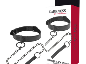 DARKNESS - COLLAR CON CADENA NEGRO - Imagen 1