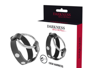 DARKNESS - ANILLO PARA PENE Y TESTÍCULOS BDSM - Imagen 1