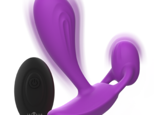 INTENSE - SHELLY DUO ANAL-PERINEO , VAGINAL-CLITORIS REMOTO MORADO - Imagen 4