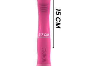 INTENSE - MICHELANGELO DILDO VIBRADOR SILICONA ROSA - Imagen 5