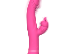 INTENSE - JULIO VIBRADOR RABBIT SILICONA ROSA - Imagen 3