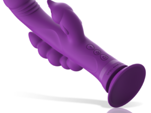 INTENSE - CASANOVA VIBRADOR RABBIT SILICONA TRIPLE MOTOR MORADO - Imagen 5