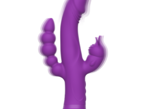 INTENSE - CASANOVA VIBRADOR RABBIT SILICONA TRIPLE MOTOR MORADO - Imagen 3