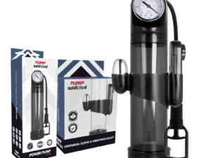 PUMP ADDICTED - BOMBA ERECCIÓN RX9 NEGRO CON VIBRADOR - Imagen 2