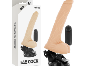 BASECOCK - VIBRADOR REALISTICO CONTROL REMOTO NATURAL CON TESTICULOS 20 CM -O- 4 CM - Imagen 3