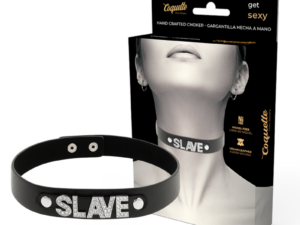 COQUETTE CHIC DESIRE - CHOKER CUERO VEGANO SLAVE - Imagen 1