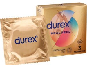 DUREX - REAL FEEL PRESERVATIVOS 3 UNIDADES - Imagen 1