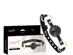 COQUETTE CHIC DESIRE - FANTASY MORDAZA TRANSPIRABLE CUERO VEGANO - Imagen 1