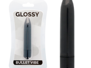 GLOSSY - THIN VIBRADOR NEGRO - Imagen 1