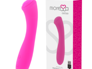 MORESSA - CELSO MASAJEADOR DUO PUNTO G Y SUERO PELVICO PREMIUM SILICONE RECARGABLE - Imagen 1