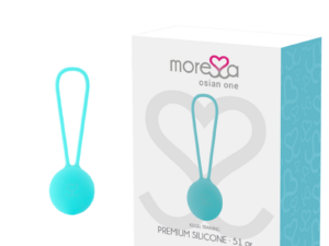 MORESSA - OSIAN ONE ENTRENAMIENTO SUELO PELVICO 51gr PREMIUM SILICONA TURQUESA - Imagen 1