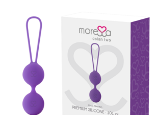 MORESSA - OSIAN TWO ENTRENAMIENTO SUELO PELVICO 101gr PREMIUM SILICONA LILA - Imagen 1