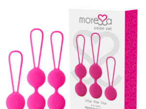 MORESSA - OSIAN SET PREMIUM SILICONA ROSA (Osian One - 51 g  Osian Two - 101 g  Osian Three 85 g) - Imagen 1