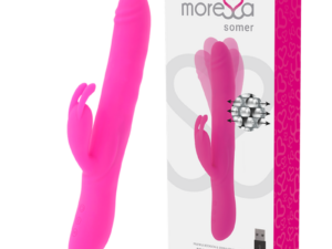 MORESSA - SOMER ROTADOR PERLADO Y POTENTE VIBRACION  PREMIUM SILICONE - Imagen 1