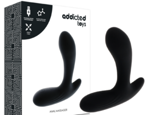 ADDICTED TOYS - ANAL MASSAGER BLACK VIBRATION - Imagen 2