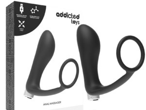 ADDICTED TOYS - VIBRADOR PROSTÁTICO RECARGABLE MODEL 1 - NEGRO - Imagen 1