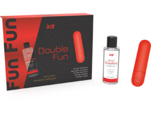 INTT RELEASES - DOUBLE FUN KIT CON BALA VIBRADORA Y GEL DE MASAJE FRESA - Imagen 3