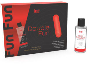 INTT RELEASES - DOUBLE FUN KIT CON BALA VIBRADORA Y GEL DE MASAJE FRESA - Imagen 2