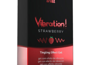 INTT - POTENTE ESTIMULANTE ÍNTIMO GEL VIBRADOR LIQUIDO FRESA 15 ML - Imagen 3