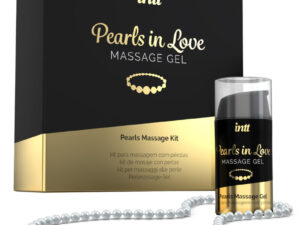 INTT MASSAGE  ORAL SEX - PEARLS IN LOVE CON COLLAR DE PERLAS Y GEL DE SILICONA - Imagen 1