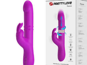 PRETTY LOVE - REESE VIBRADOR CON ROTACIÓN MORADO