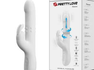 PRETTY LOVE - REESE VIBRADOR CON ROTACIÓN PLATEADO