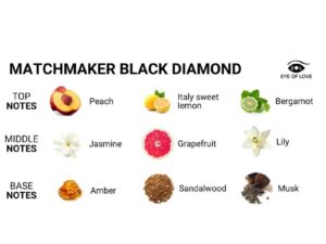 EYE OF LOVE - MATCHMAKER BLACK DIAMOND LGBTQ PERFUME FEROMONAS PARA EL 30 ML - Imagen 3