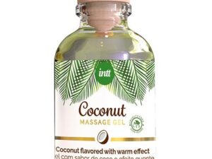 INTT - GEL DE MASAJE VEGANO CON SABOR A COCO Y EFECTO CALOR - Imagen 1