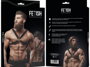 FETISH SUBMISSIVE ATTITUDE - ARNÉS ECOPIEL PECHO CRUZADO HOMBRE - Imagen 3