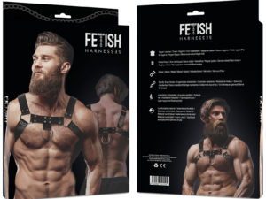 FETISH SUBMISSIVE ATTITUDE - ARNÉS ECOPIEL PECHO HOMBRE - Imagen 3