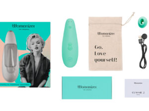 WOMANIZER - MARILYN MONROE CLASSIC 2 ESTIMULADOR DE CLÍTORIS MENTA - Imagen 4
