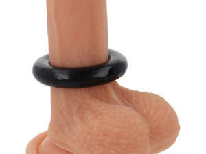 POWERING - SUPER FLEXIBLE Y RESISTENTE ANILLO PENE  4.8CM PR05 NEGRO - Imagen 1