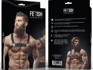 FETISH SUBMISSIVE ATTITUDE - ARNÉS BULLDOG ECOPIEL PECHO HOMBRE TALLA M/L - Imagen 4