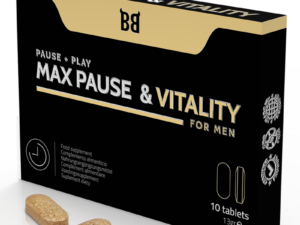 BLACK BULL - MAX PAUSE  VITALITY RETARDANTE PARA HOMBRE 10 CÁPSULAS - Imagen 1