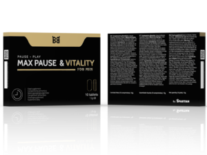 BLACK BULL - MAX PAUSE  VITALITY RETARDANTE PARA HOMBRE 10 CÁPSULAS - Imagen 3