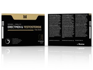 BLACK BULL - ERECTMEN  TESTOSTERIDE POTENCIA Y TESTOSTERONA PARA HOMBRE 10 CÁPSULAS - Imagen 3